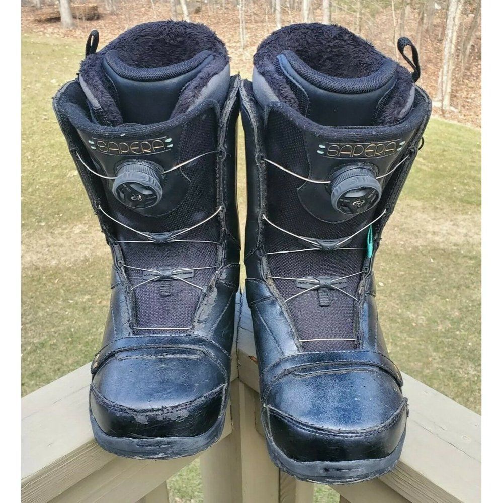 K2 Sapera Snow boarding Boots Womens Size US 10 Boa Coiler Intuition System